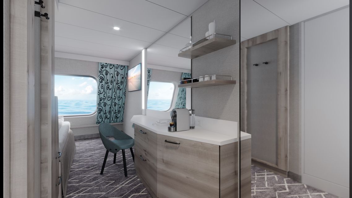 Mein Schiff Flow – Einzelkabine Außen