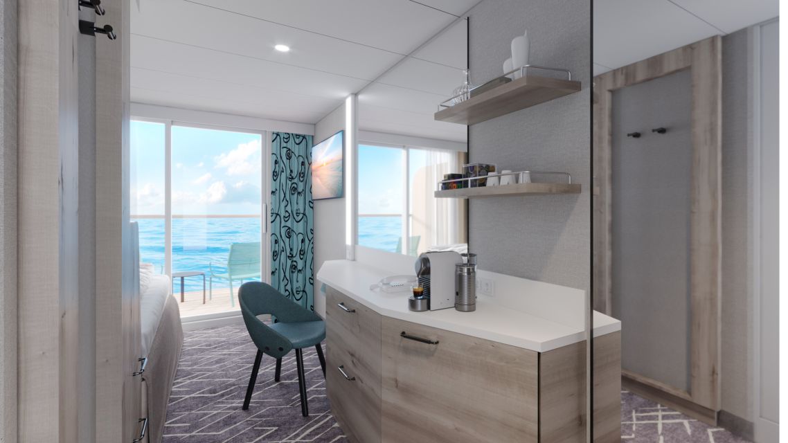 Mein Schiff Flow – Einzelkabine Balkon