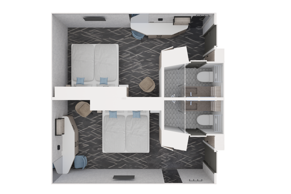Deckplan Mein Schiff Flow – Innenkabine