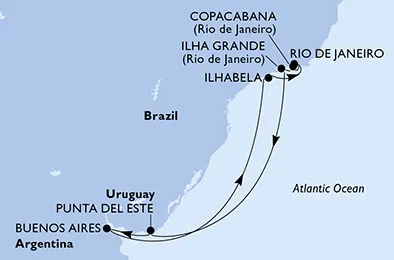 Route 9 Nächte Südamerika ab/bis Buenos Aires