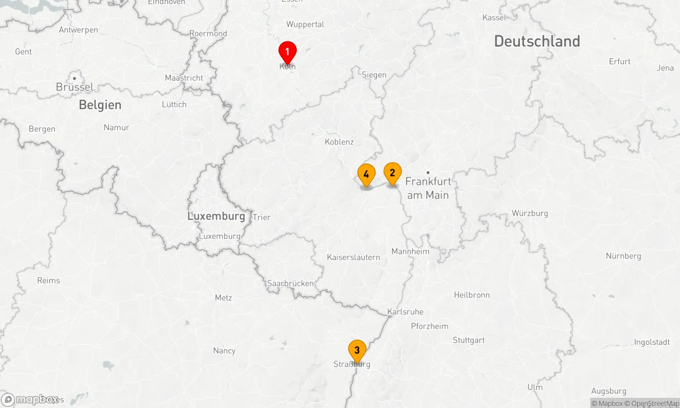 Route 4 Nächte - Schnupperreise Straßburg
