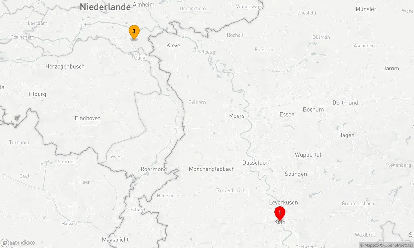 Route 3 Nächte - Christmas-Shopping