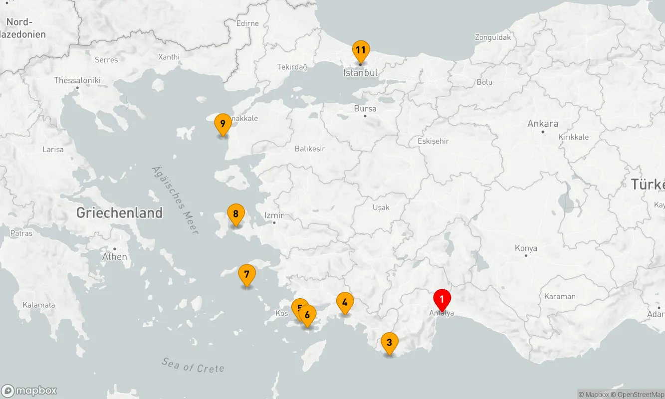 Route 10 Nächte - Türkei & Griechenland