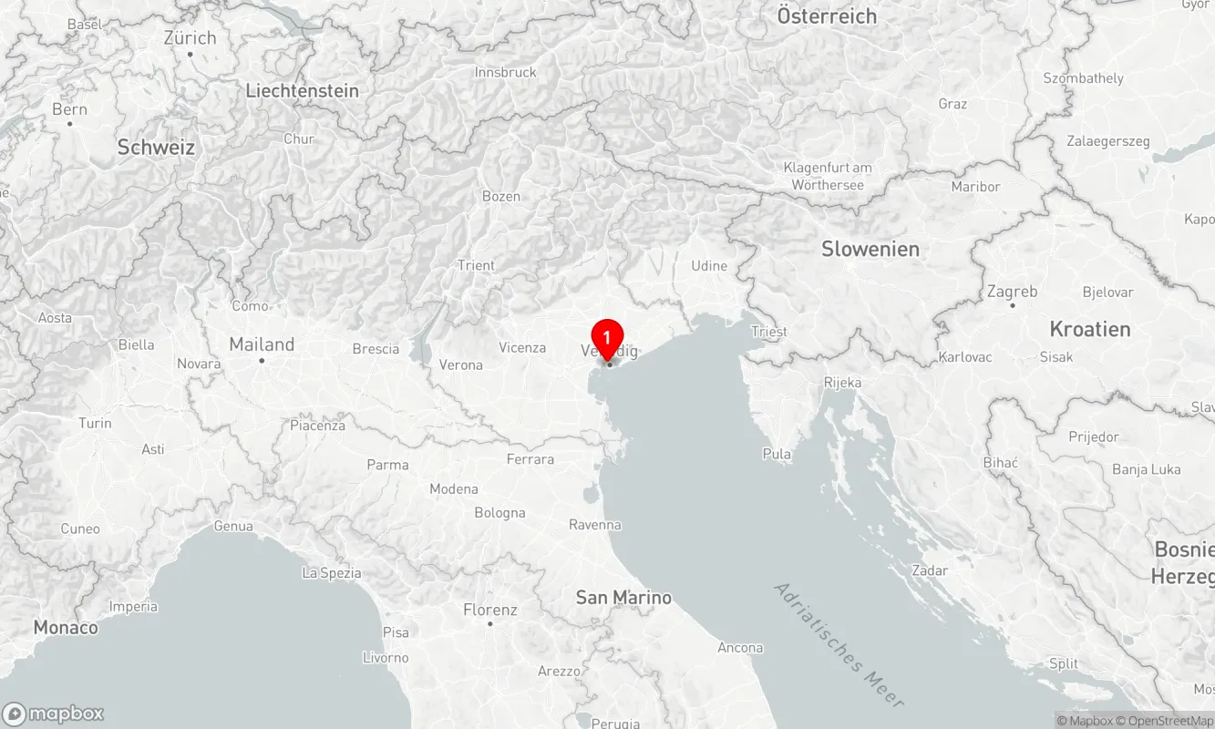 Route 3 Nächte - Karneval in Venedig