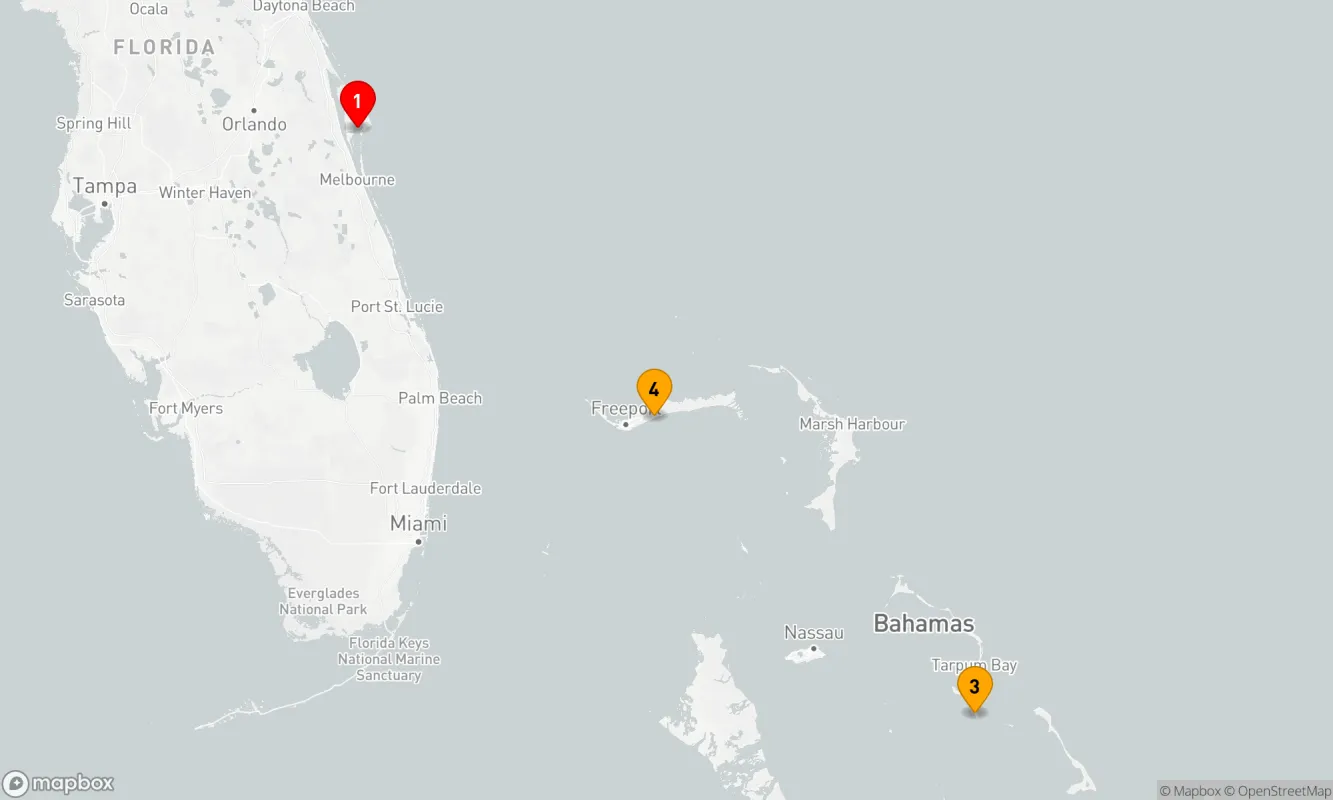 Route 4 Nächte - BAHAMAS