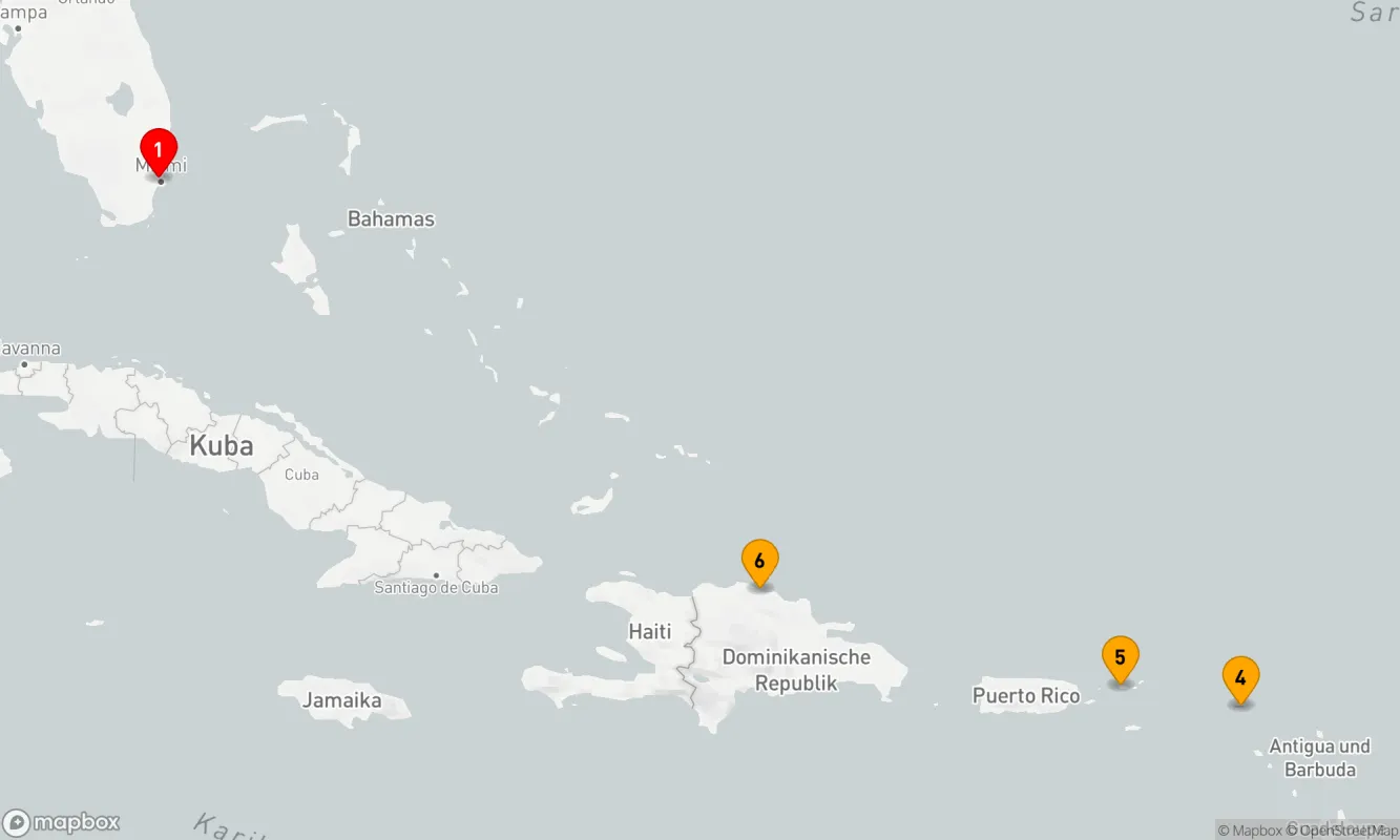 Route 7 Nächte - PUERTO PLATA & ST. MAARTEN