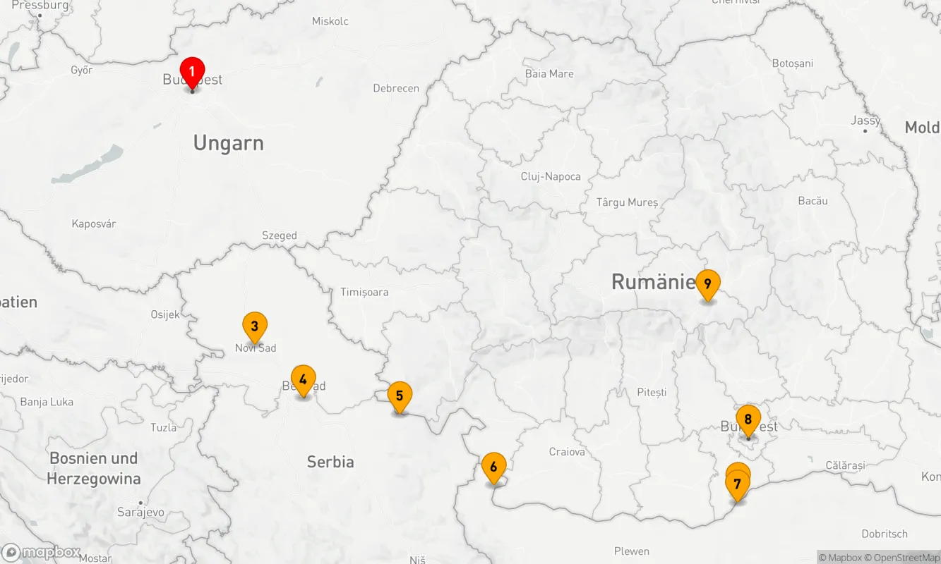Route 12 Nächte - Zauber Osteuropas & Siebenbürgens