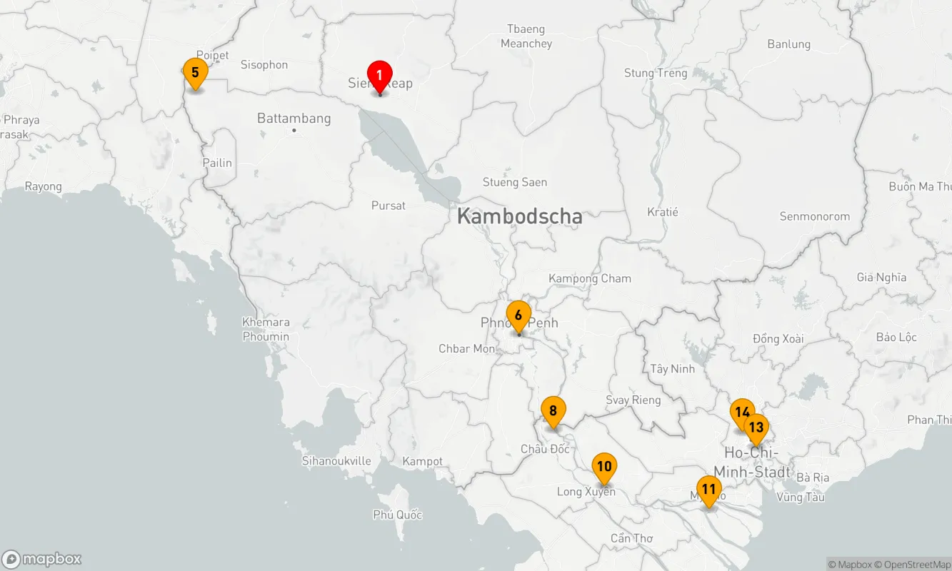 Route 14 Nächte - Die Wunder von Kambodscha, Vietnam und dem Mekong