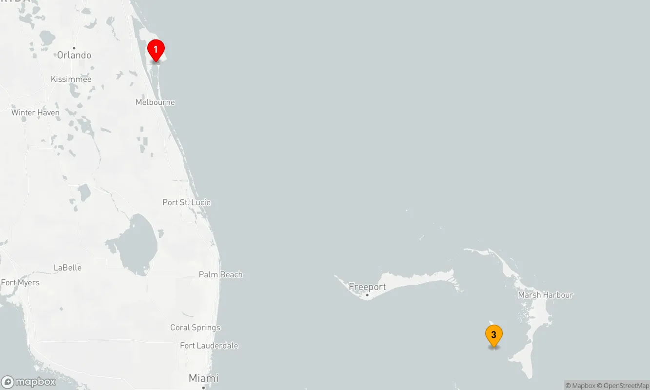 Route 3 Nächte - ab/bis Port Canaveral