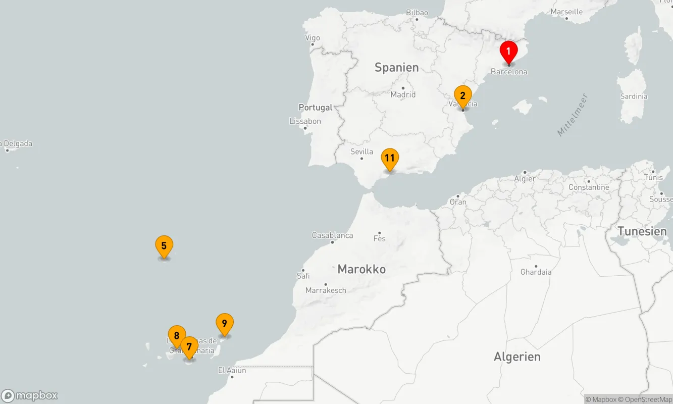 Route 12 Nächte - URLAUB IN SPANIEN UND PORTUGAL
