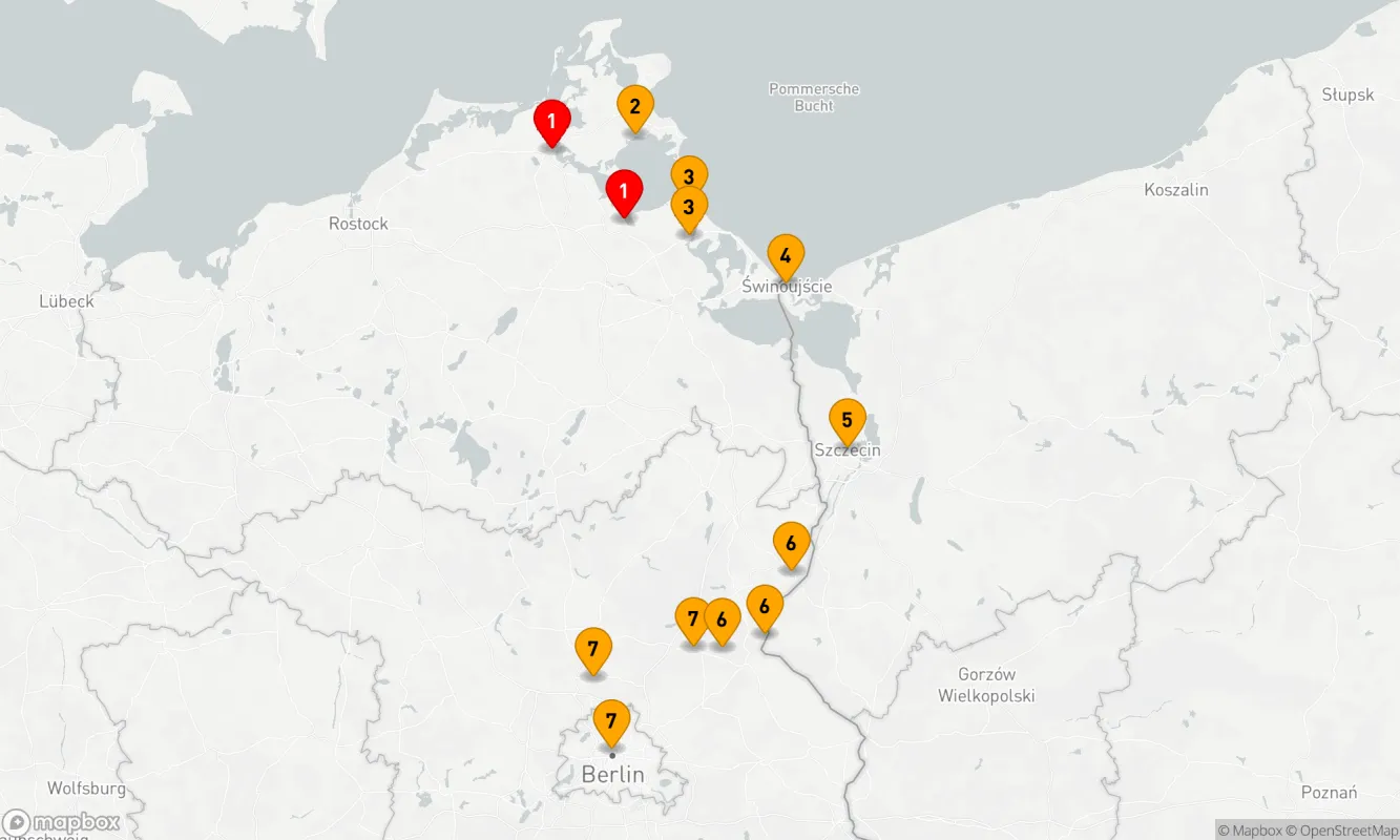 Route 7 Nächte - Von der Ostsee nach Berlin