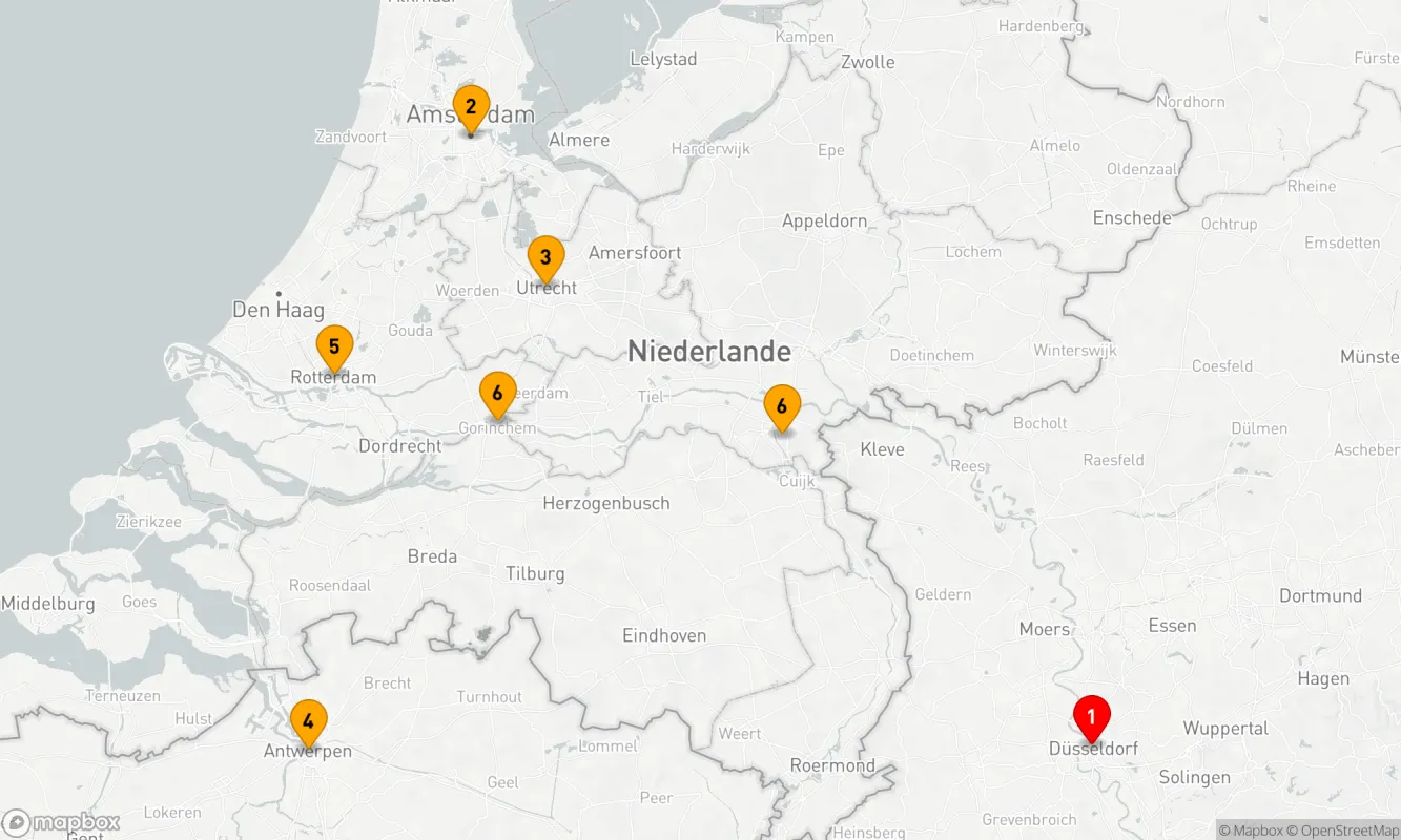 Route 7 Nächte - Silvester zwischen Rhein & Grachten