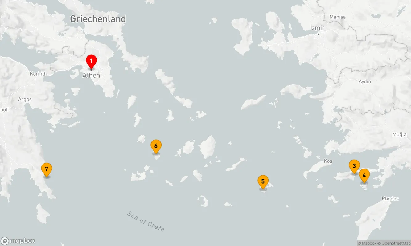 Route 7 Nächte - Authentische Griechische Eskapaden