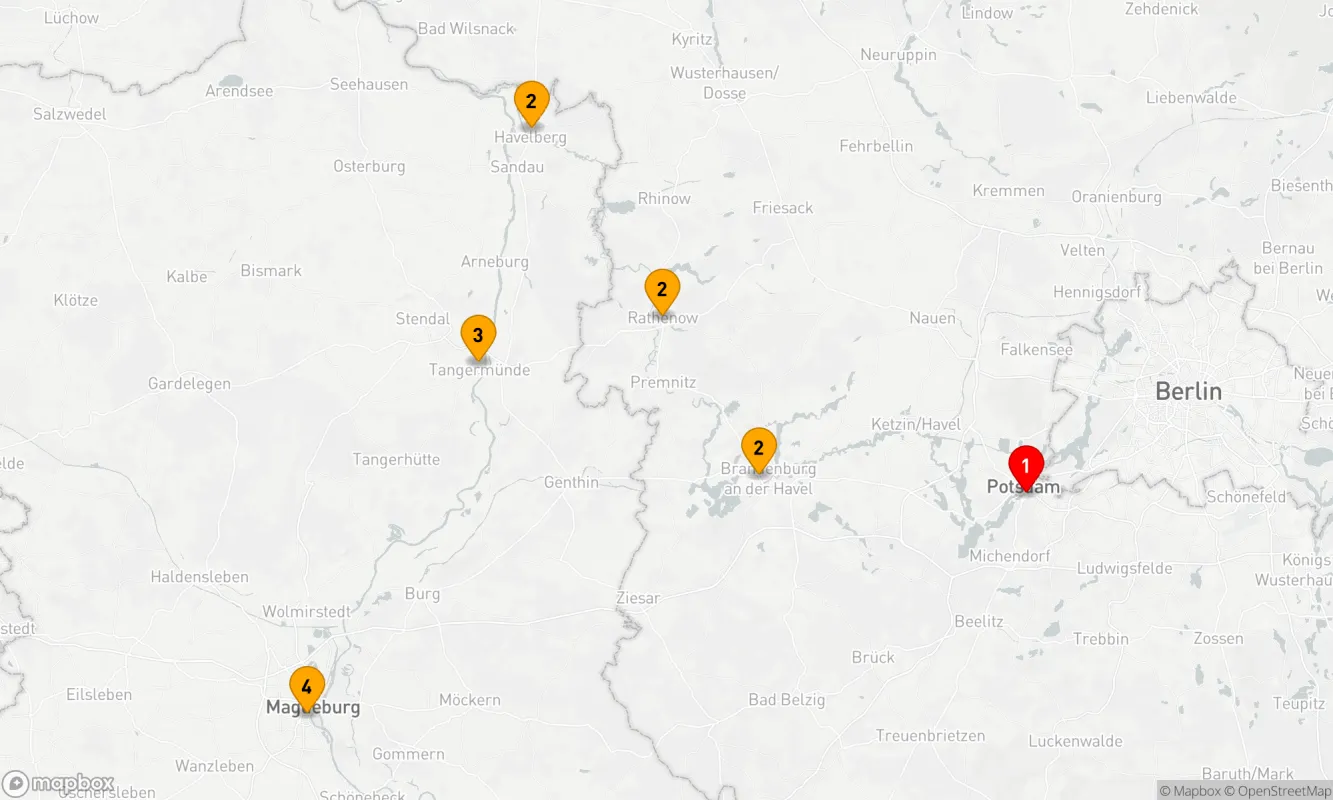 Route 5 Nächte - Zwischen Havelidylle und Elbezauber