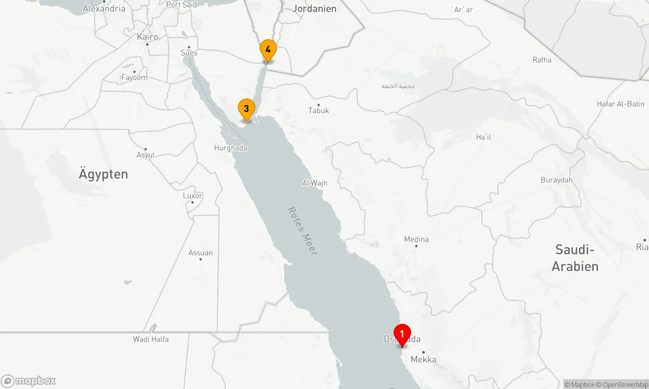 Route 5 Nächte - Arabisches Meererlebnis