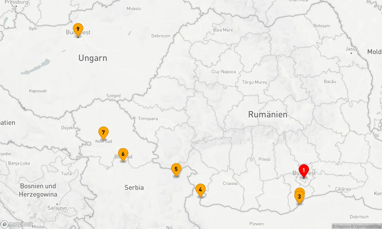Route 8 Nächte - Verzauberung Osteuropas