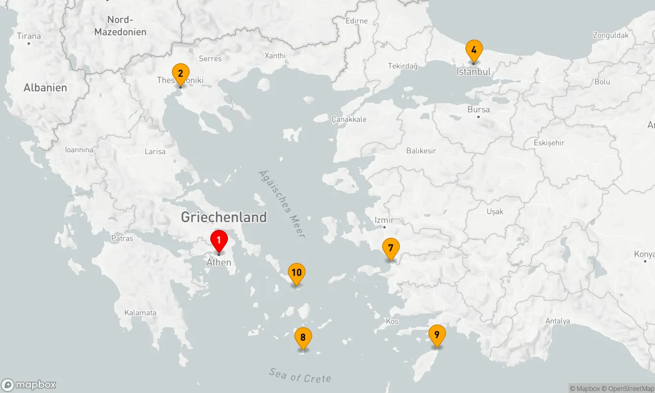 Route 10 Nächte - BEST OF GREECE