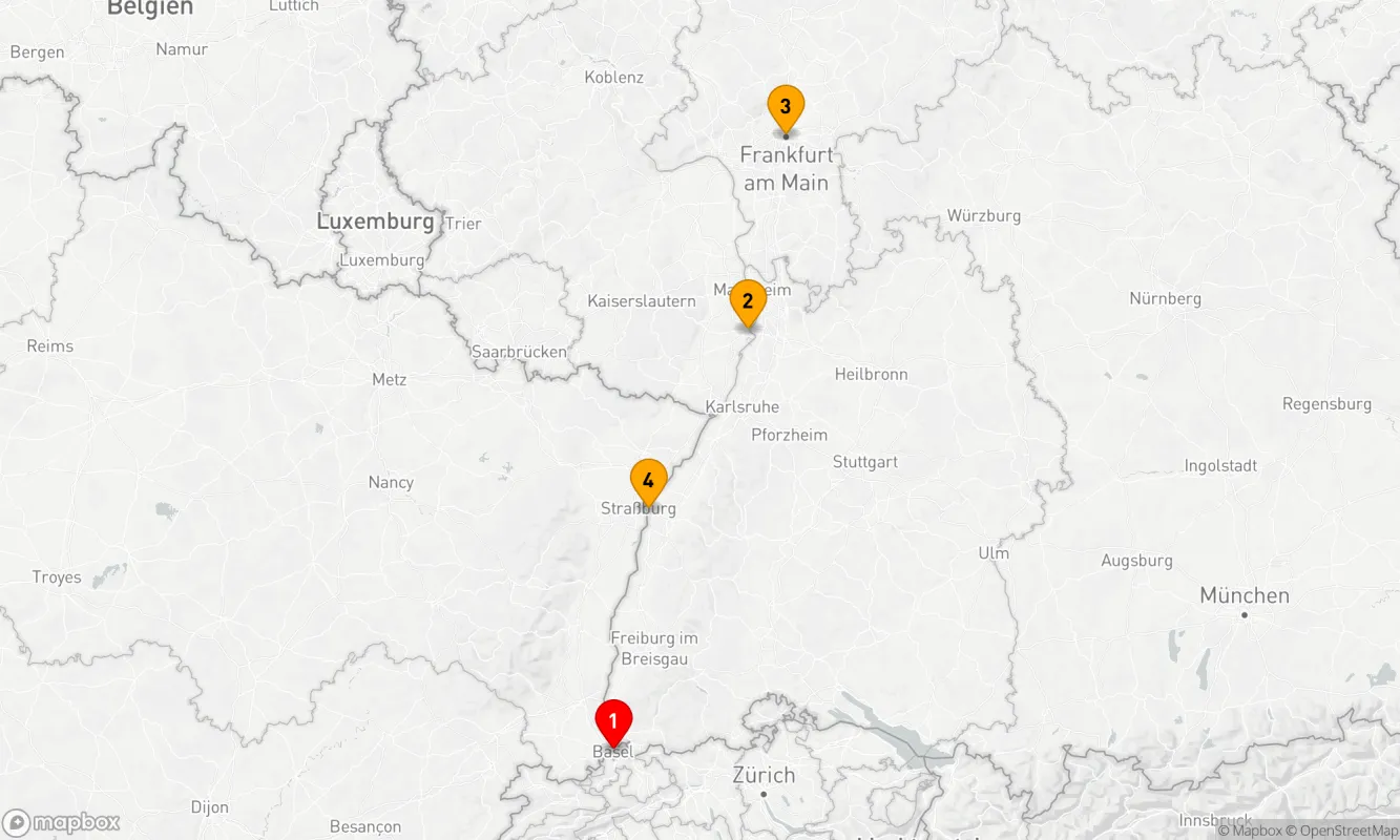 Route 4 Nächte - Zwischen Buchseiten und Rheinromantik