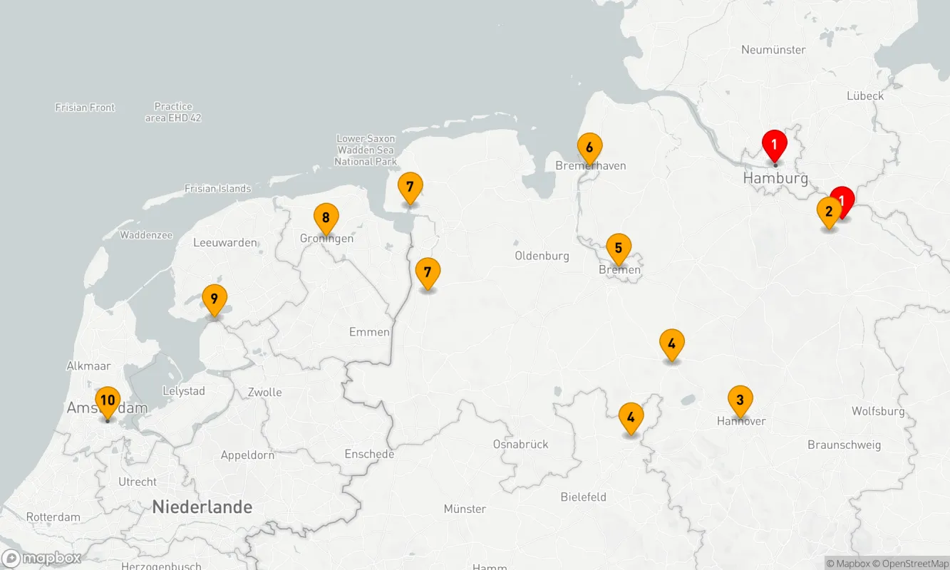 Route 10 Nächte - Hafenflair trifft Grachtenzauber