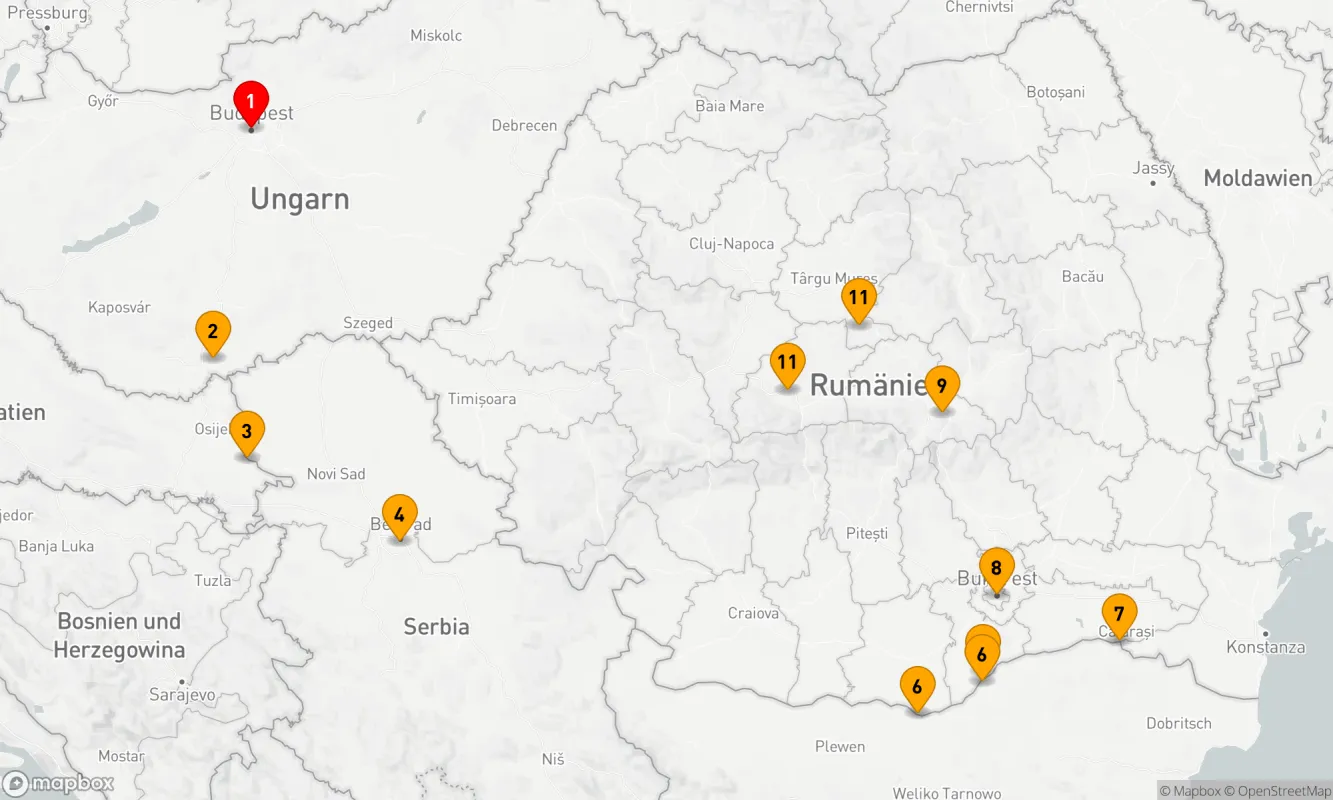 Route 12 Nächte - Osteuropa & Balkan mit Transsilvanien enthüllt