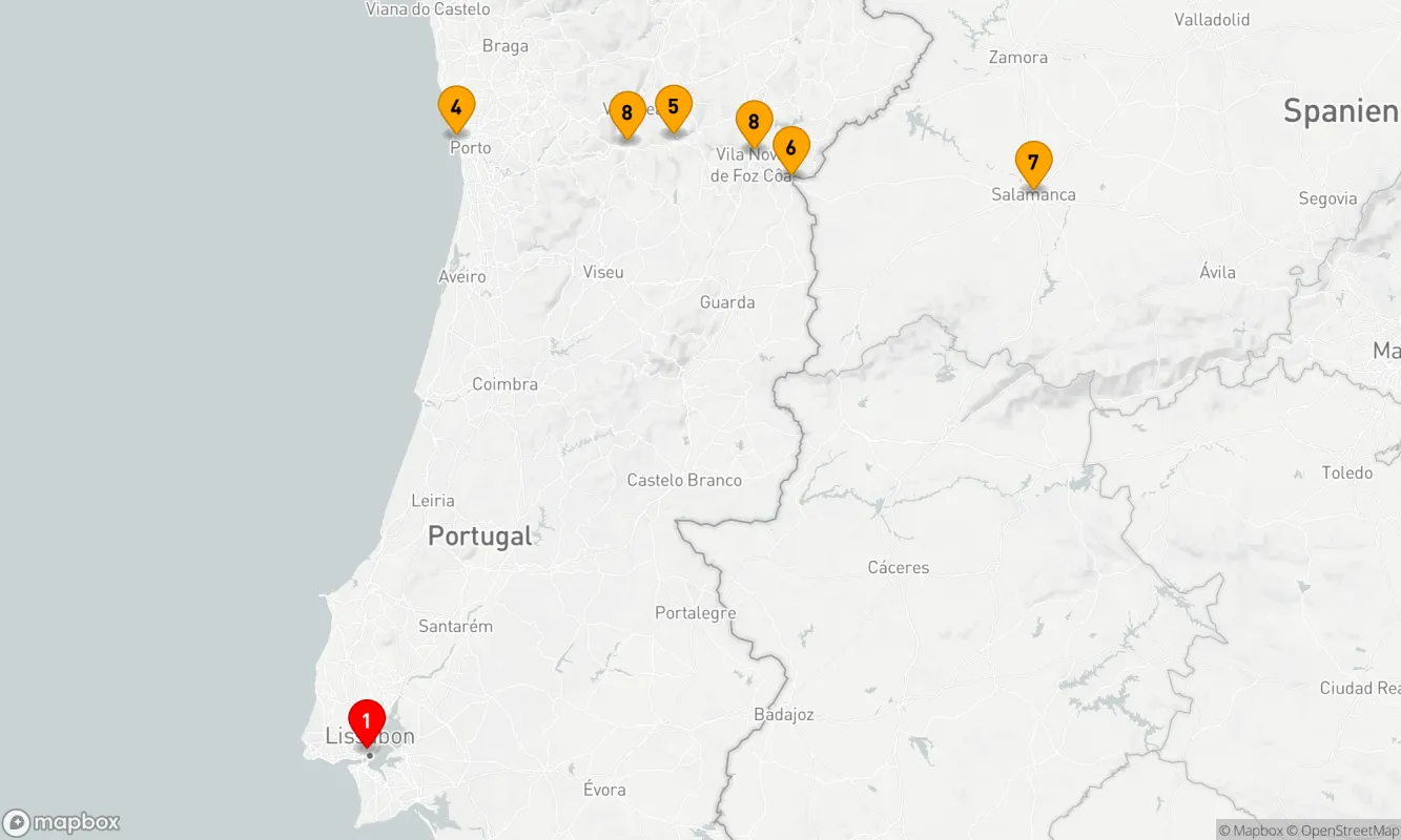 Route 10 Nächte - Lissabon & die Geheimnisse des Douro