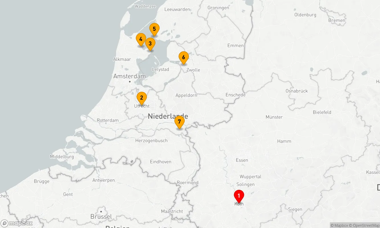 Route 7 Nächte - Der Norden von Holland mit Insel Texel