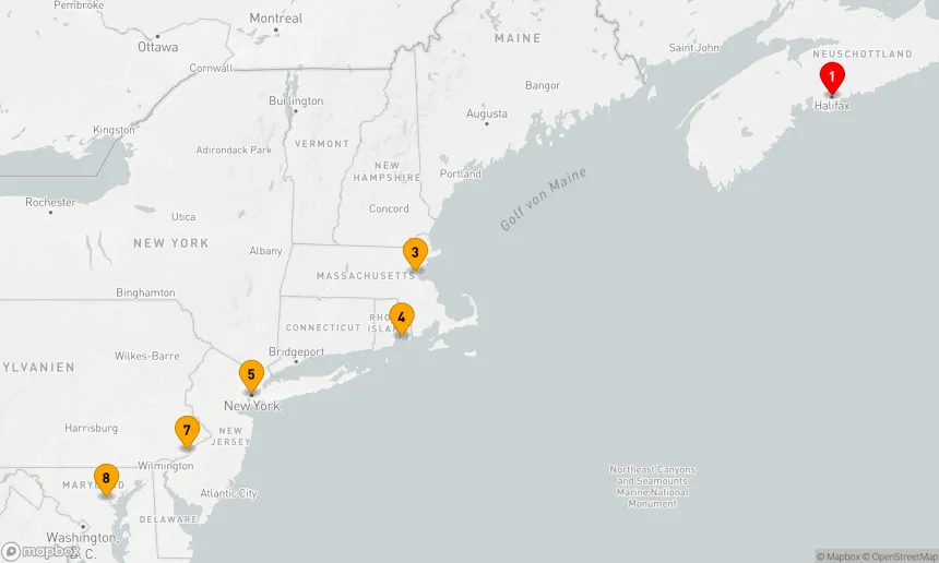 Route 7 Nächte - 250 Jahre Amerika, unterwegs zwischen Geschichte und Kultur