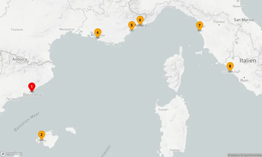Route 7 Nächte - Mediterranes Mosaik Abenteuer