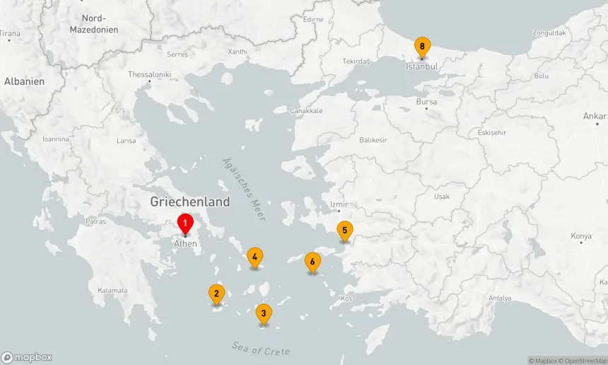 Route 7 Nächte - Abenteuer Athen-Istanbul