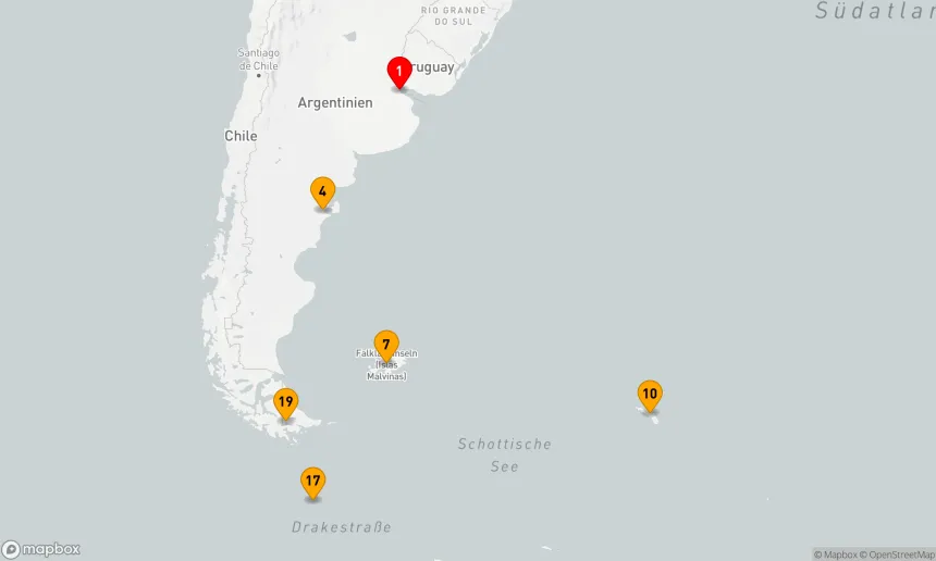 Route 18 Nächte - Antarktis, Falklandinseln und Südgeorgien
