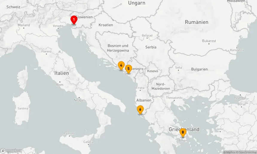 Route 7 Nächte - ADRIATISCHE ANTIKE: DUBROVNIK & VENEDIG MIT ÜBERNACHTUNG
