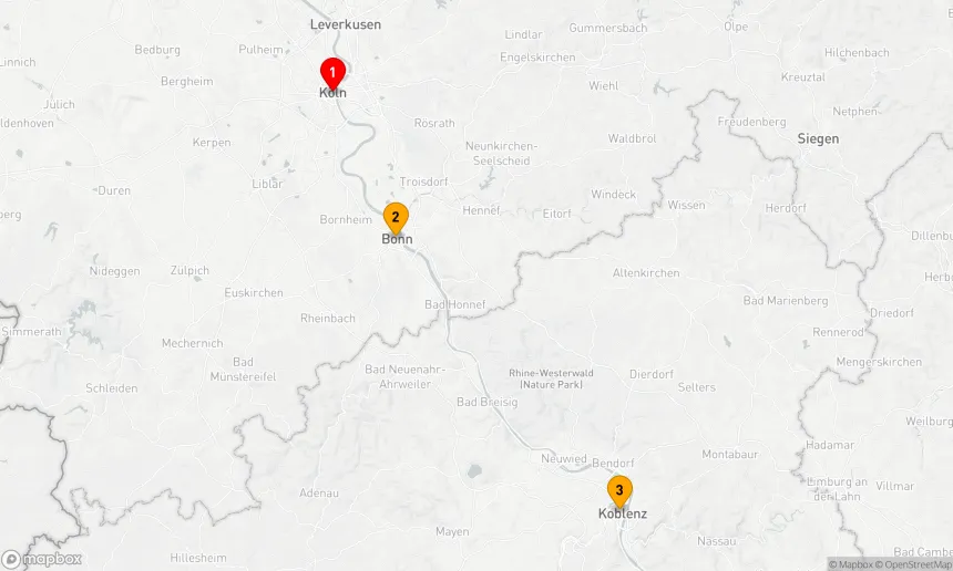 Route 3 Nächte - Advent auf Rhein und Mosel