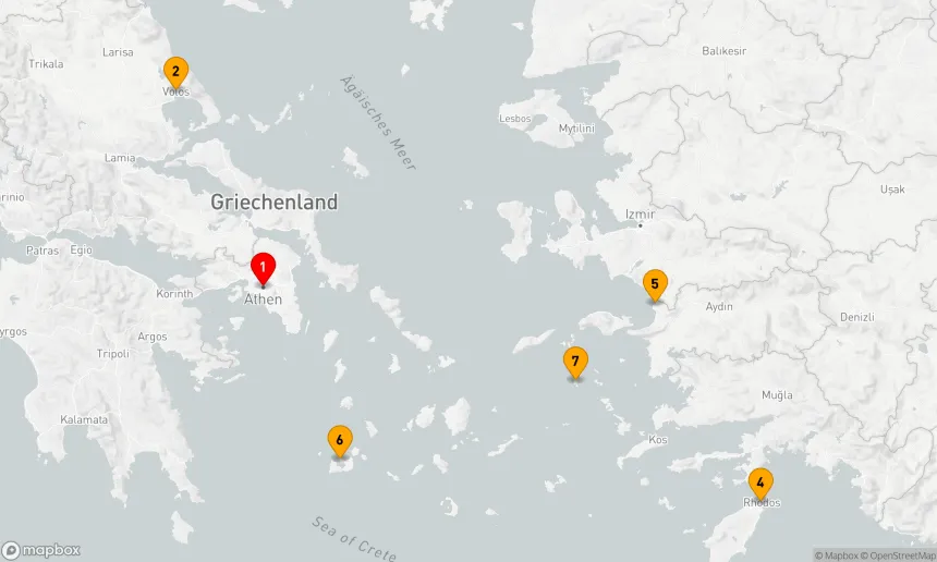 Route 7 Nächte - Ägäische Entdeckungsreise