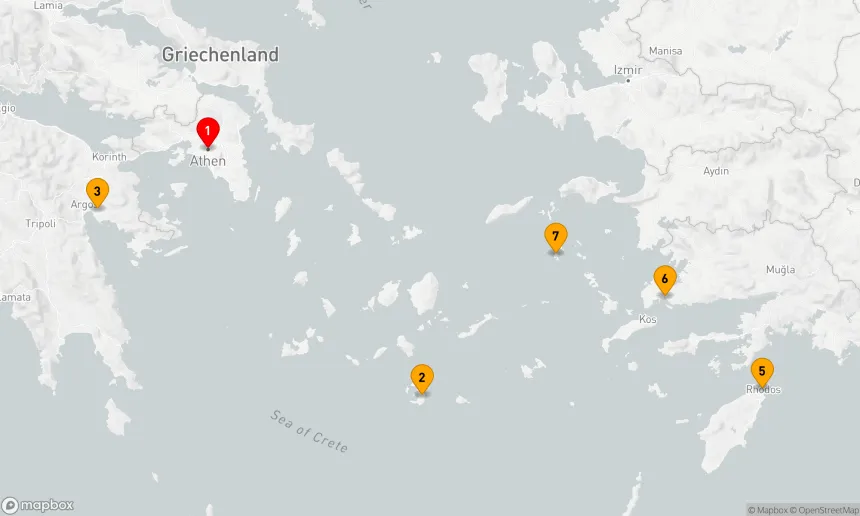 Route 7 Nächte - Ägäische Entdeckungsreise