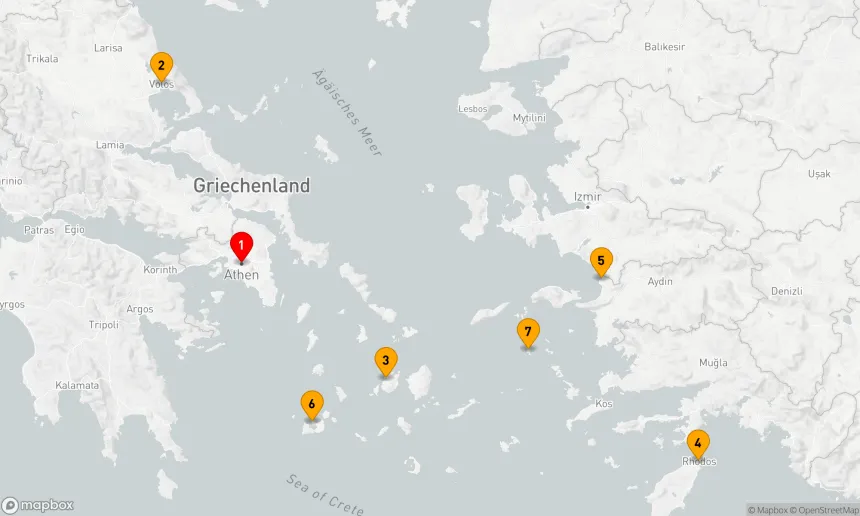 Route 7 Nächte - Ägäische Odyssee