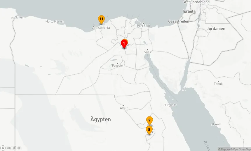 Route 16 Nächte - Ägypten im Detail