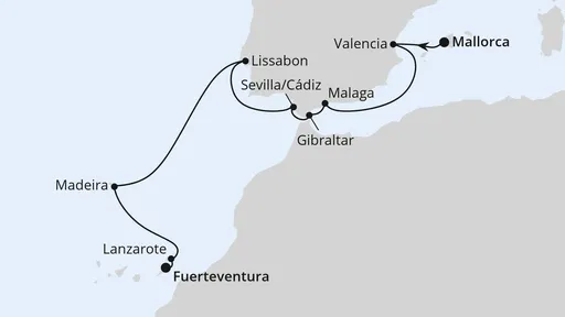 Route Andalusien, Madeira & Kanaren ab Mallorca 3