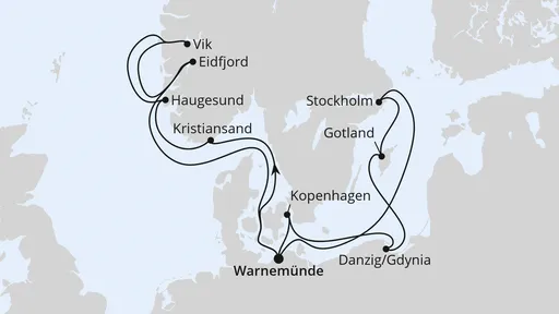 Route Highlights der Nord- und Ostseeküste 1