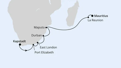 Route Südafrika mit La Réunion & Mauritius 2