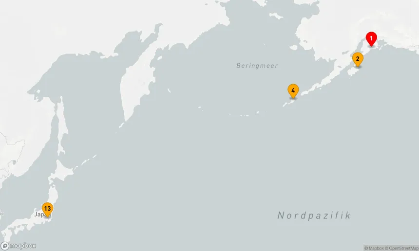 Route 13 Nächte - ALASKA & JAPAN KREUZFAHRT: SEWARD,  KODIAK & TOKYO
