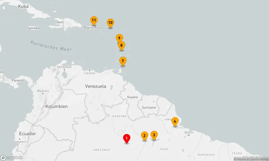 Route 10 Nächte - Amazonas-Entdeckungsreise