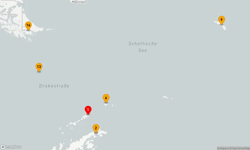 Route 15 Nächte - Antarktis-Abenteuer: Entdeckungsreise zu fernen Ufern