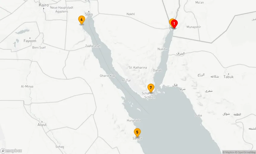 Route 9 Nächte - Antike Wunder in Israel,  Ägypten und Jordanien