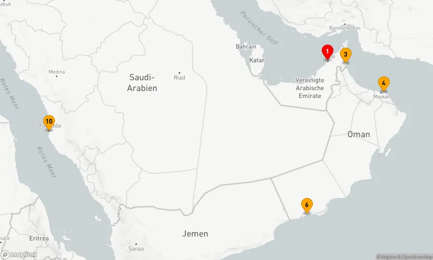 Route 9 Nächte - Arabische Oasenreise