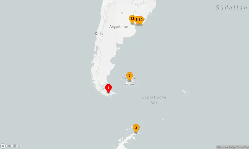 Route 13 Nächte - ARGENTINIEN, ANTARKTIS & URUGUAY KREUZFAHRT: USHUAIA, PUNTA DEL ESTE & MONTEVIDEO
