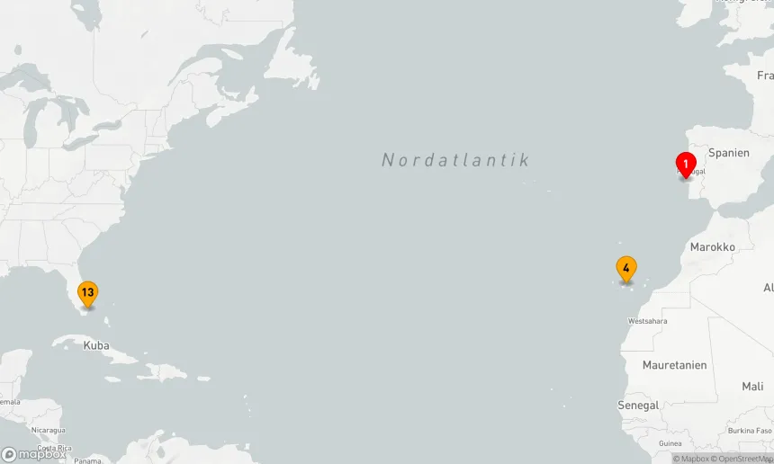 Route 13 Nächte - Atlantiküberquerung: Von Europa in die Neue Welt