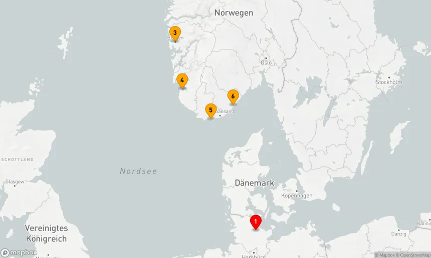Route 7 Nächte - Auf Entdeckertour im Süden Norwegens