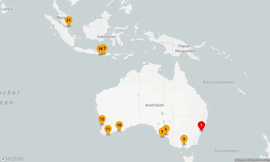 Route 20 Nächte - Australische Impressionen und Exotische Entdeckungen