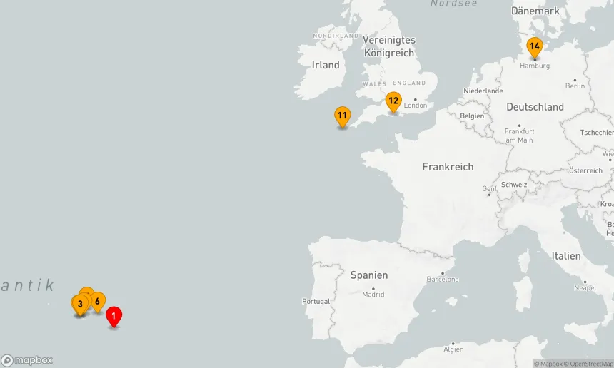 Route 13 Nächte - Azoren-Entdeckungstour Richtung Norden