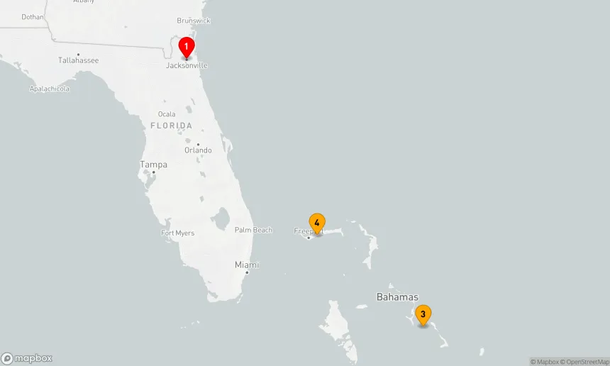 Route 5 Nächte - BAHAMAS